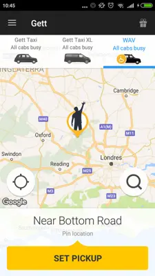 Gett android App screenshot 1