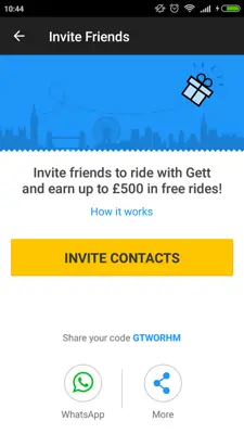 Gett android App screenshot 3